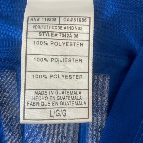 NFL Players NWOT Peyton Manning #18 blue Home Jersey Mens Large - Picture 4 of 6